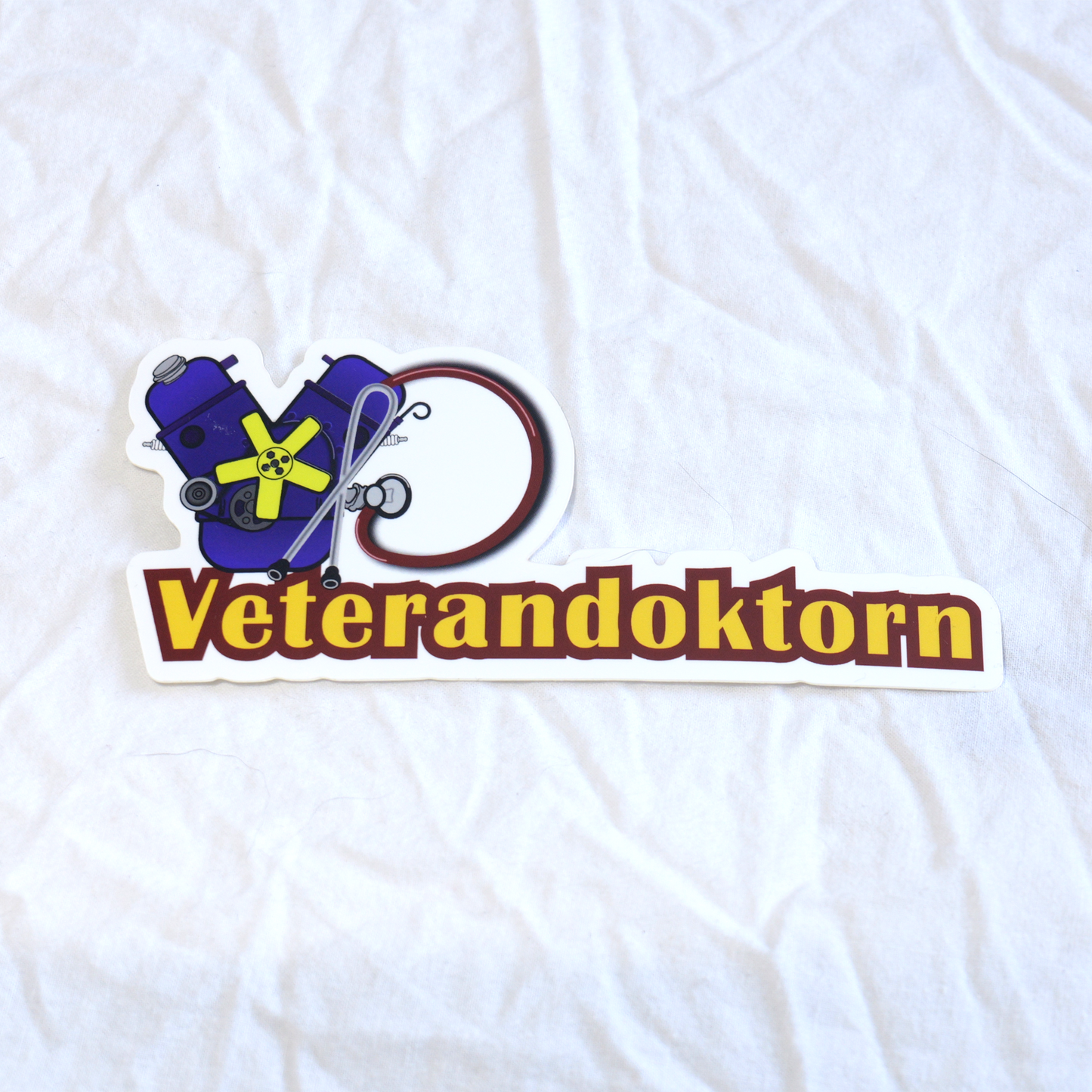 2. Klistermärke "Veterandoktorn"